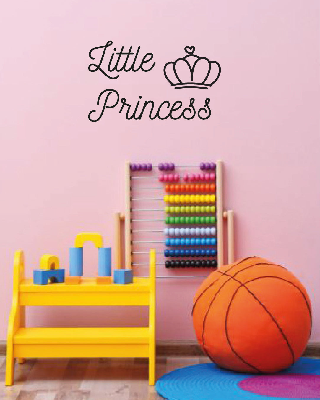 Scritta da parete adesiva Little Princess